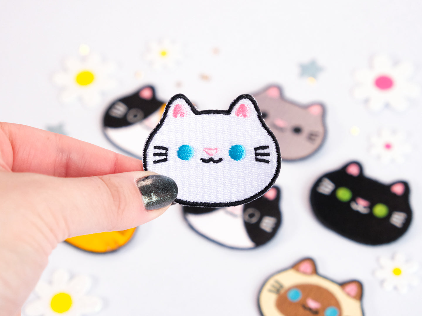 Patch Tête de Chat Mignon