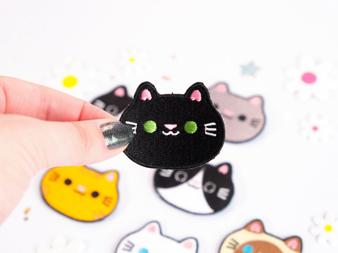 Patch Tête de Chat Mignon