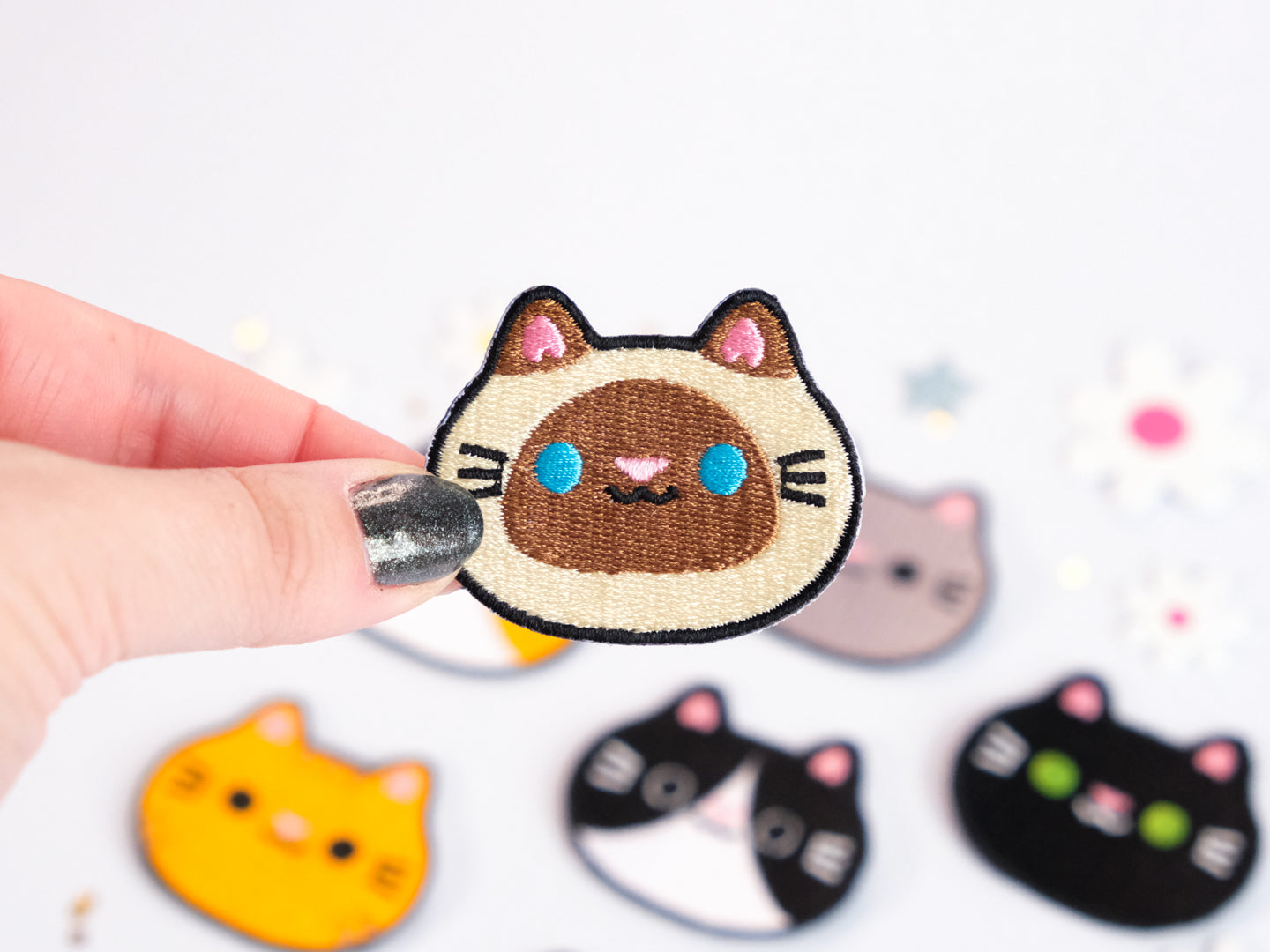 Patch Tête de Chat Mignon