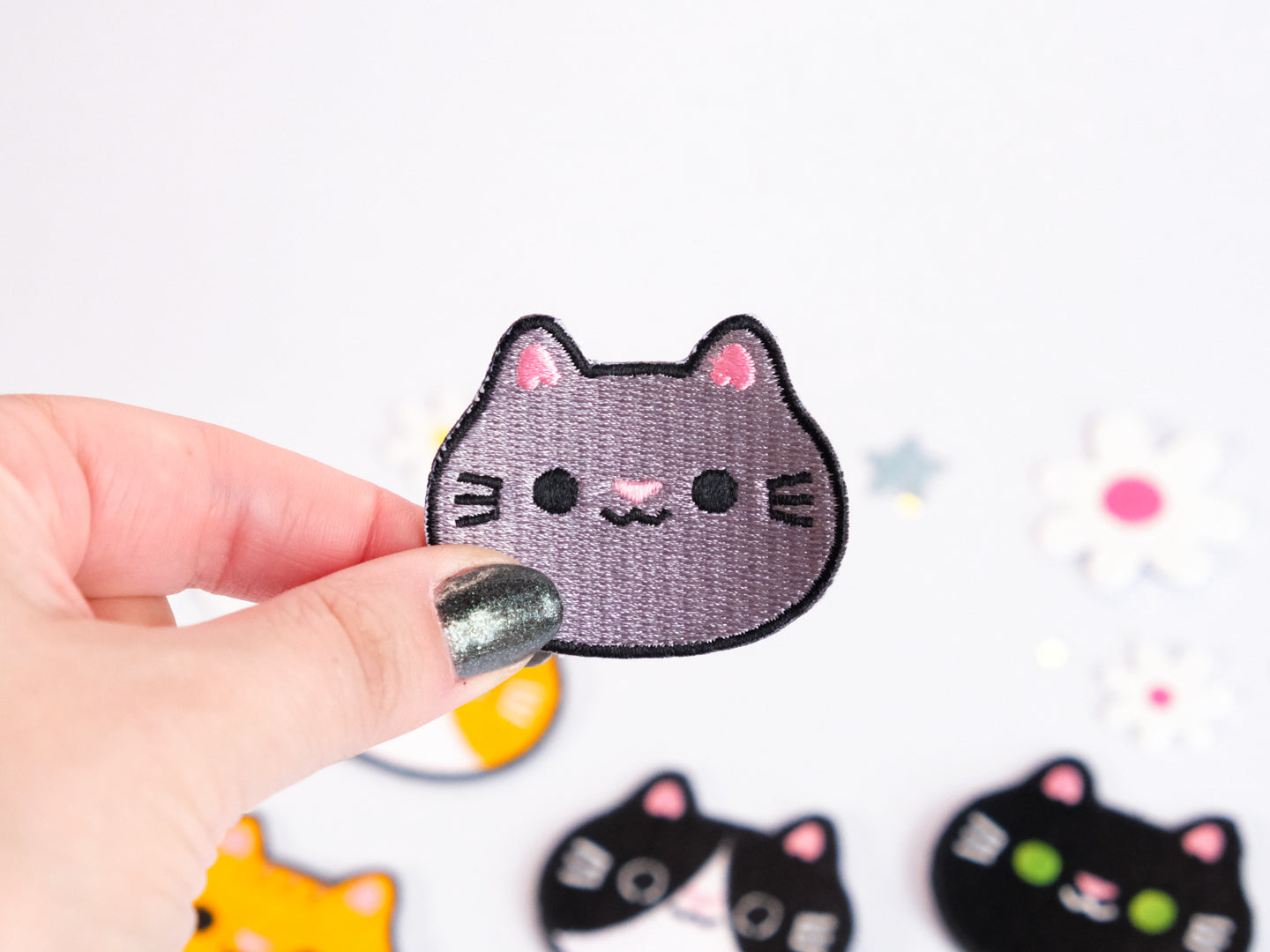 Patch Tête de Chat Mignon