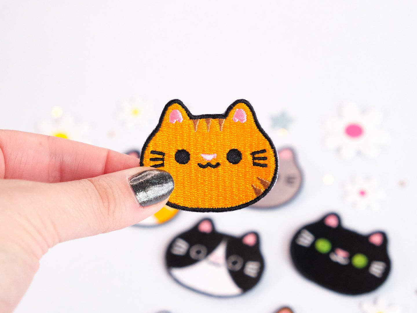Patch Tête de Chat Mignon
