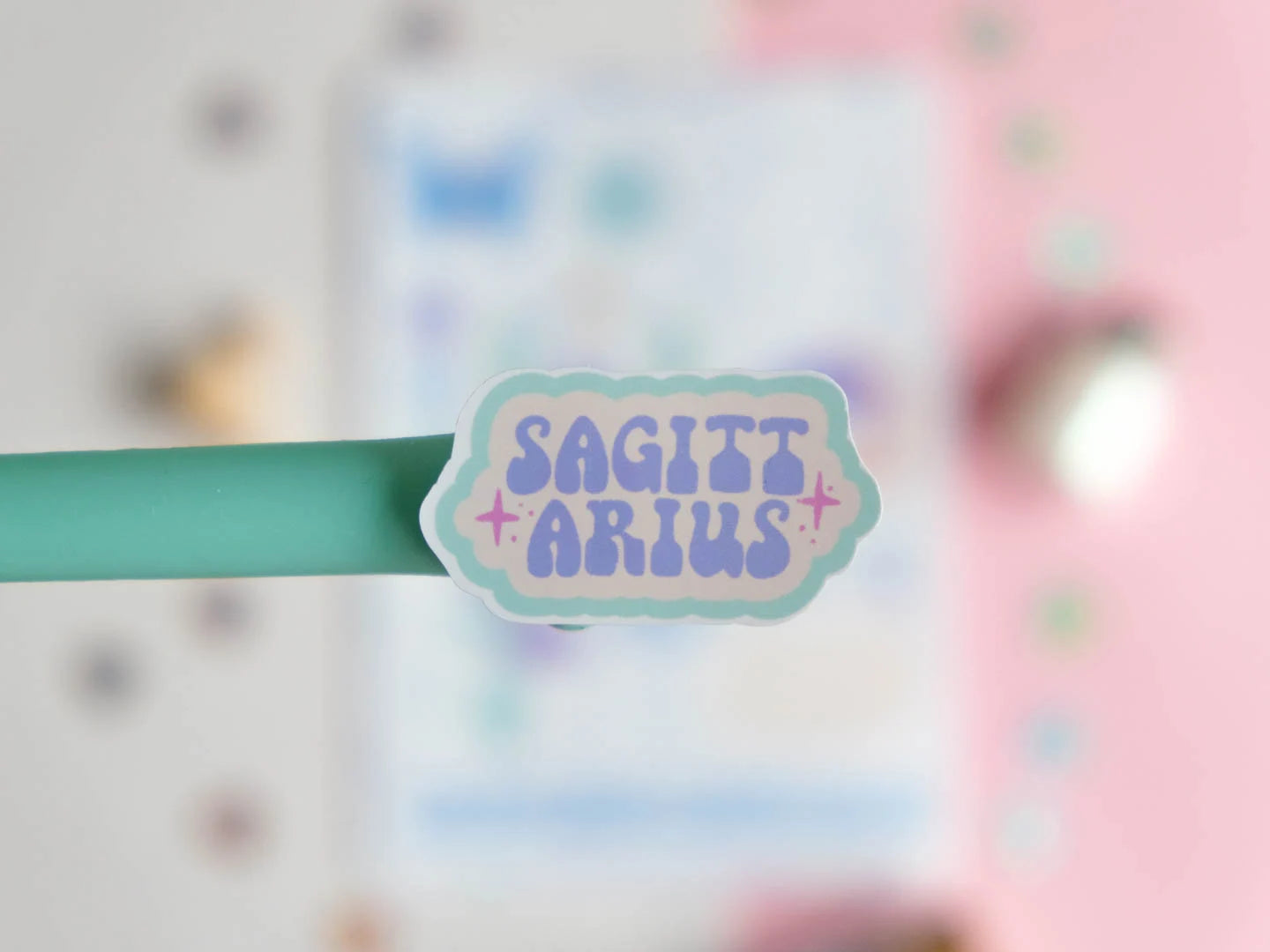 Feuille d’autocollants du signe astrologique du Sagittaire
