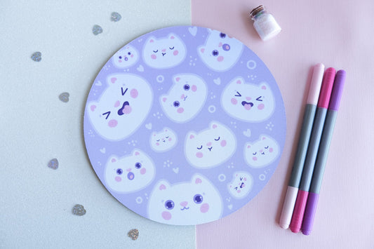 Tapis de Souris émotions chat mignons