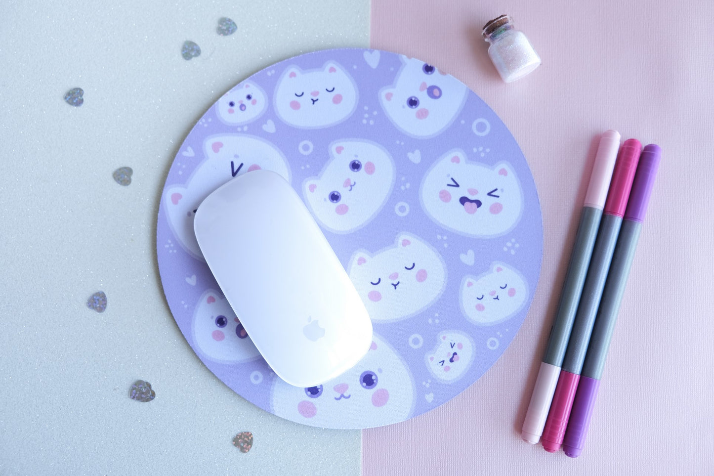 Tapis de Souris émotions chat mignons
