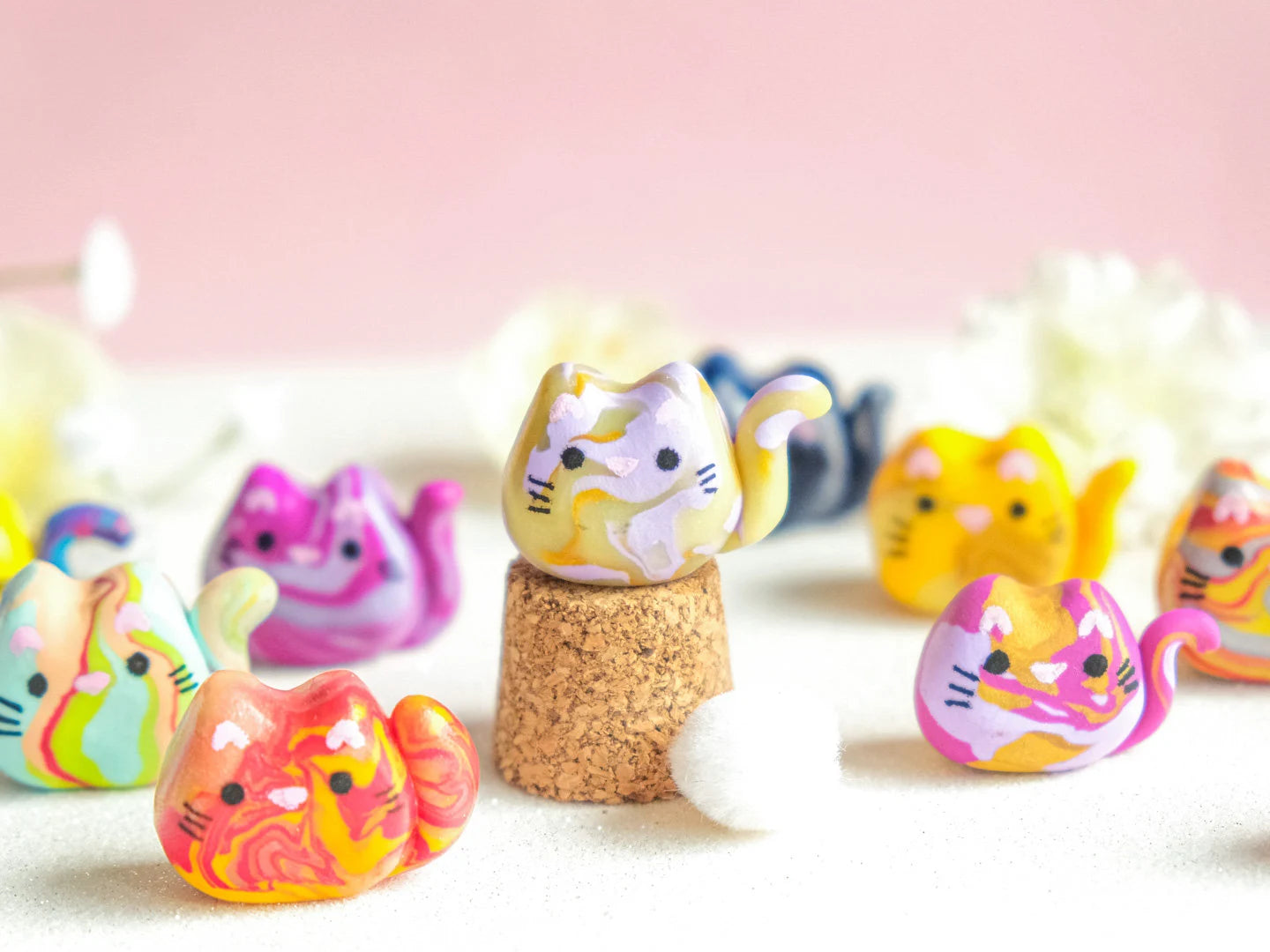 Pawket - Handcrafted Polymer Clay Cat Figure