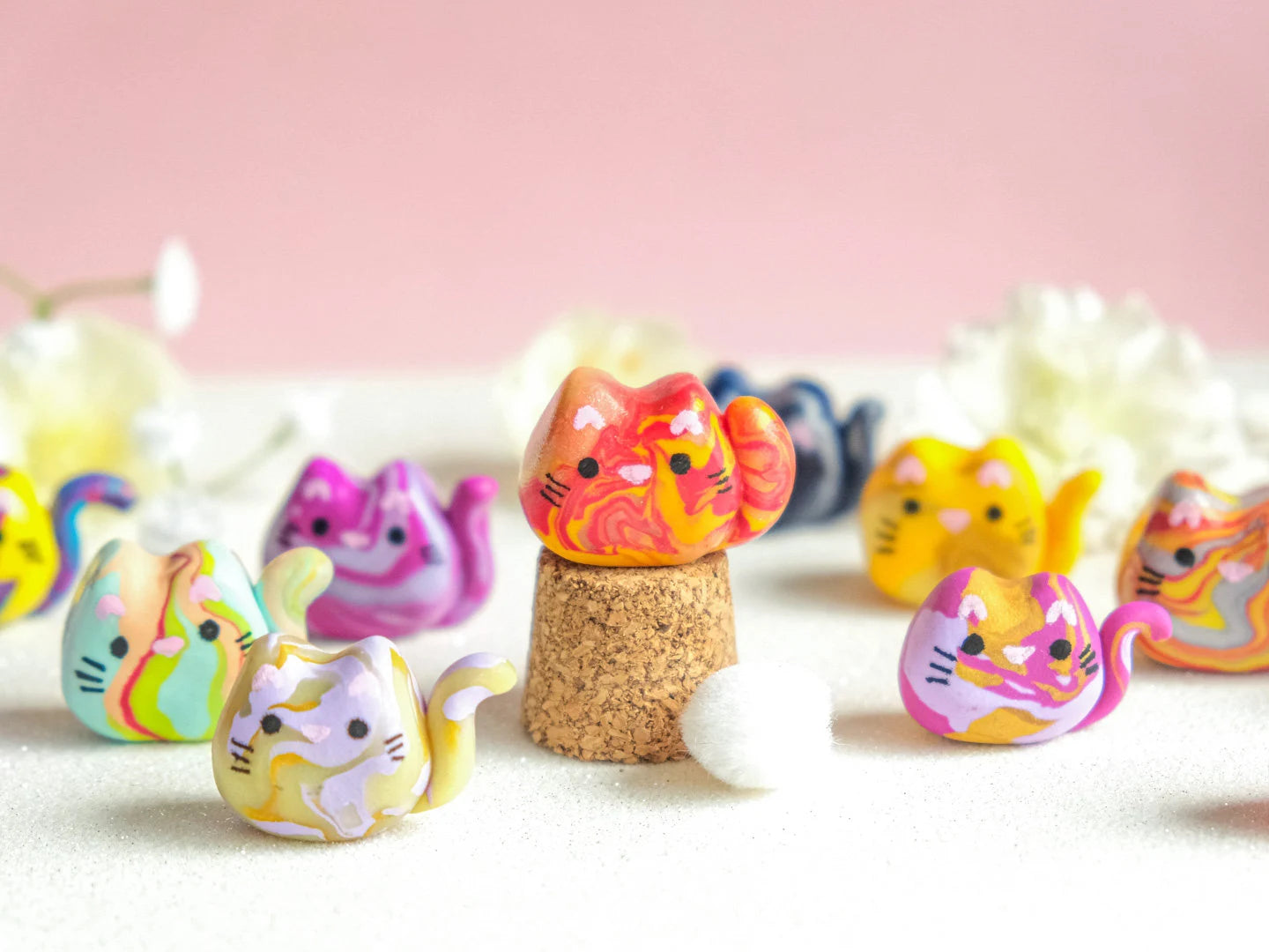 Pawket - Handcrafted Polymer Clay Cat Figure