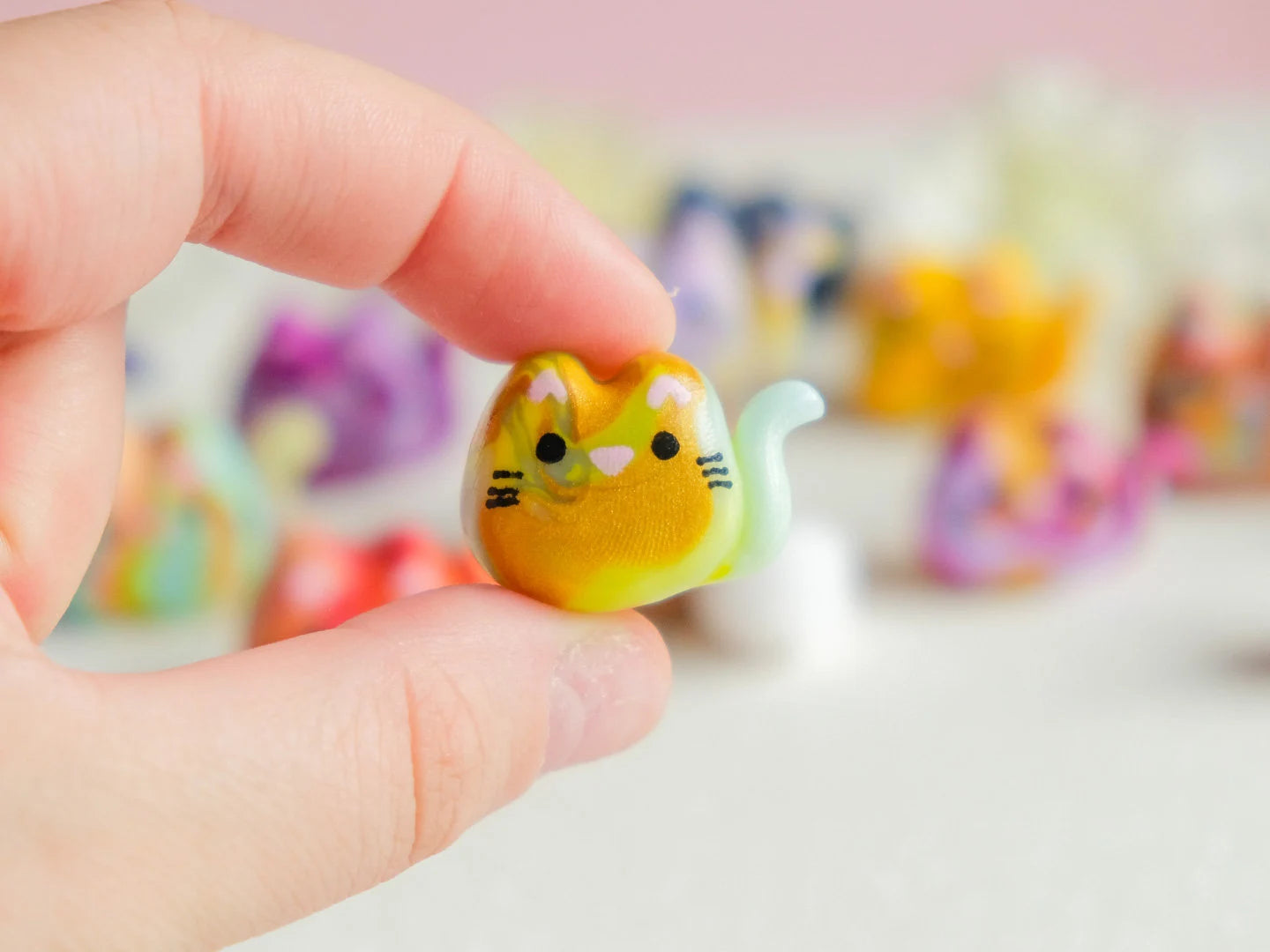 Pawket - Handcrafted Polymer Clay Cat Figure