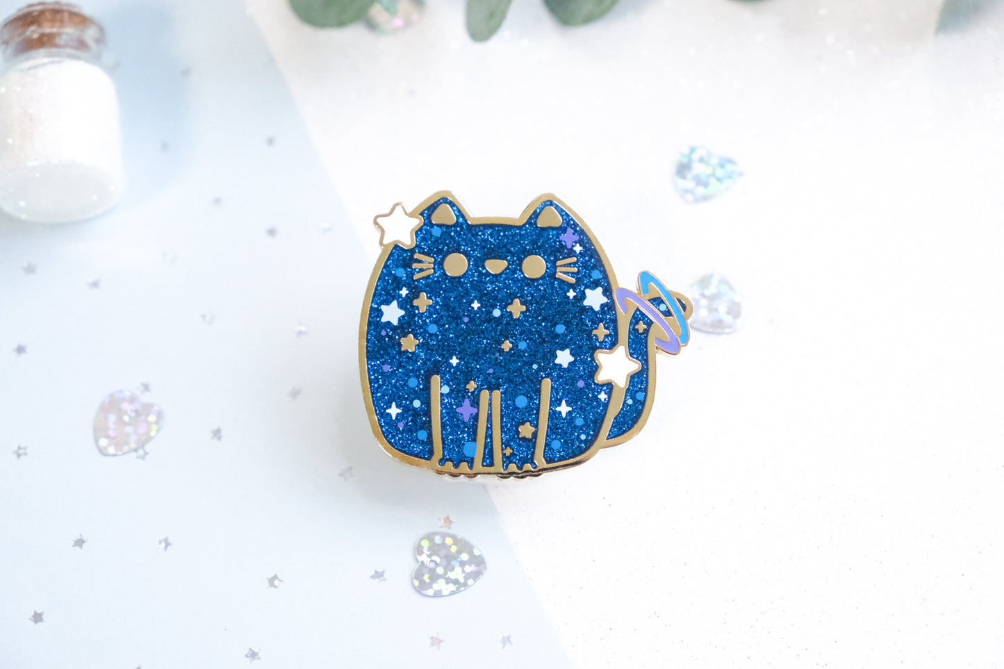 Pins Stardust avec paillettes - Collection Whiskered Wonders