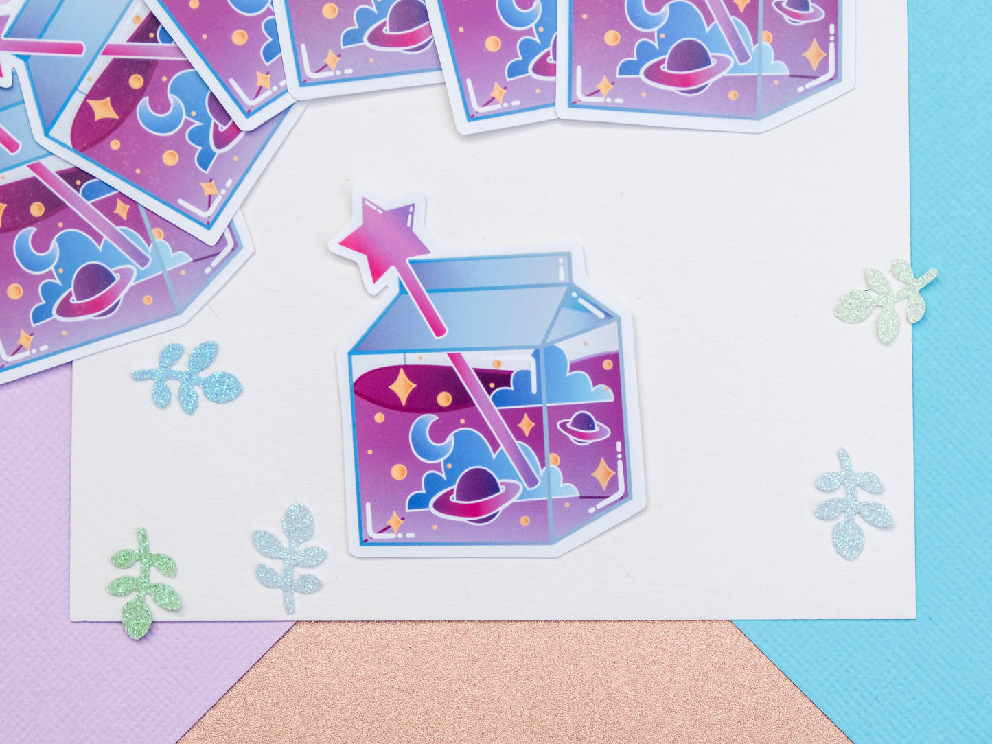 Mini Space Sticker - Kawaii Bullet Journal Vinyle - Mini Autocollant for Stationery and Bullet Journal
