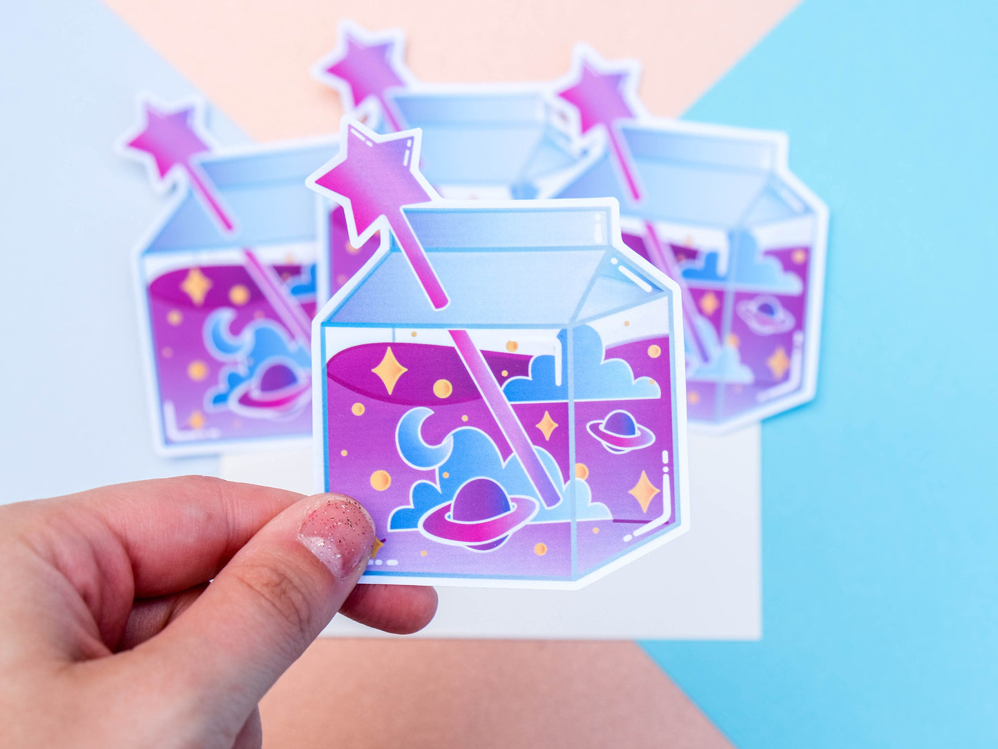 Mini Space Sticker - Kawaii Bullet Journal Vinyle - Mini Autocollant for Stationery and Bullet Journal