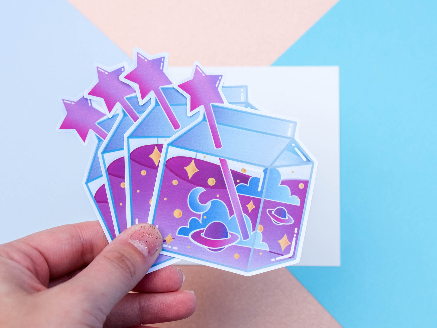 Mini Space Sticker - Kawaii Bullet Journal Vinyle - Mini Autocollant for Stationery and Bullet Journal