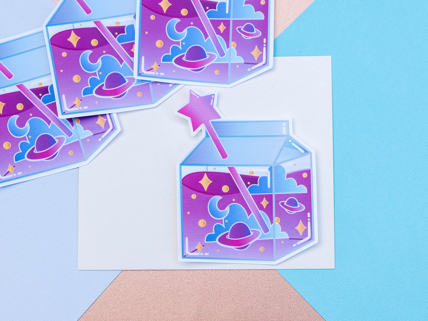 Mini Space Sticker - Kawaii Bullet Journal Vinyle - Mini Autocollant for Stationery and Bullet Journal