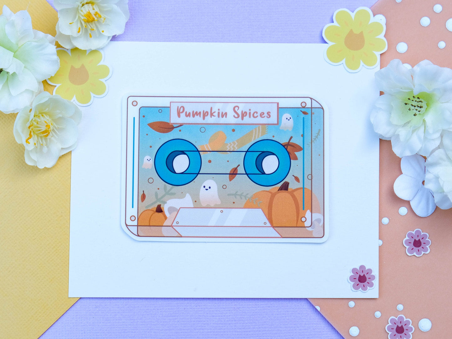 Mix Tape Sticker - Cute Sticker for Bullet Journal - Retro and Vintage Sticker - Fall season and Halloween Sticker