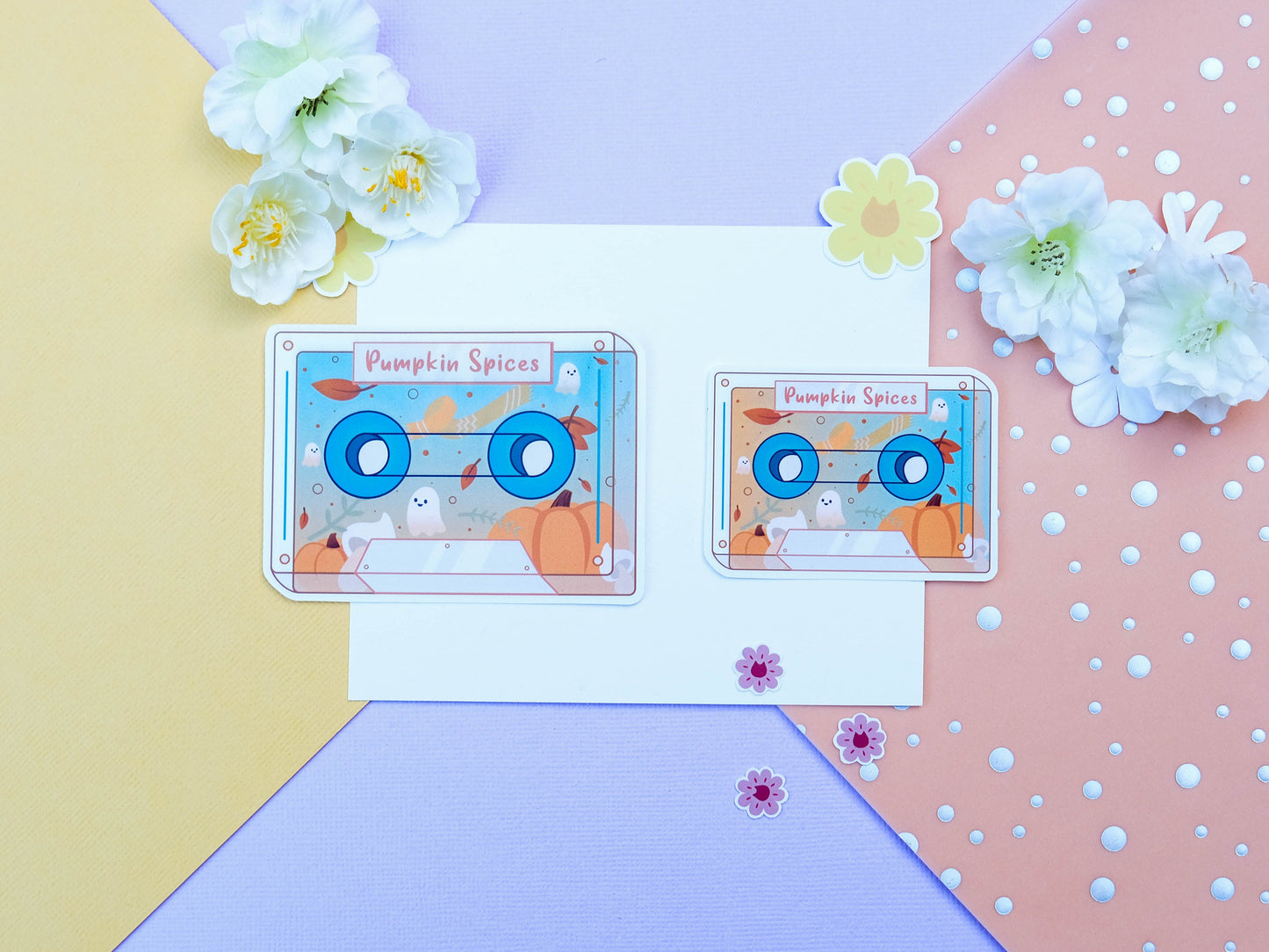 Mix Tape Sticker - Cute Sticker for Bullet Journal - Retro and Vintage Sticker - Fall season and Halloween Sticker