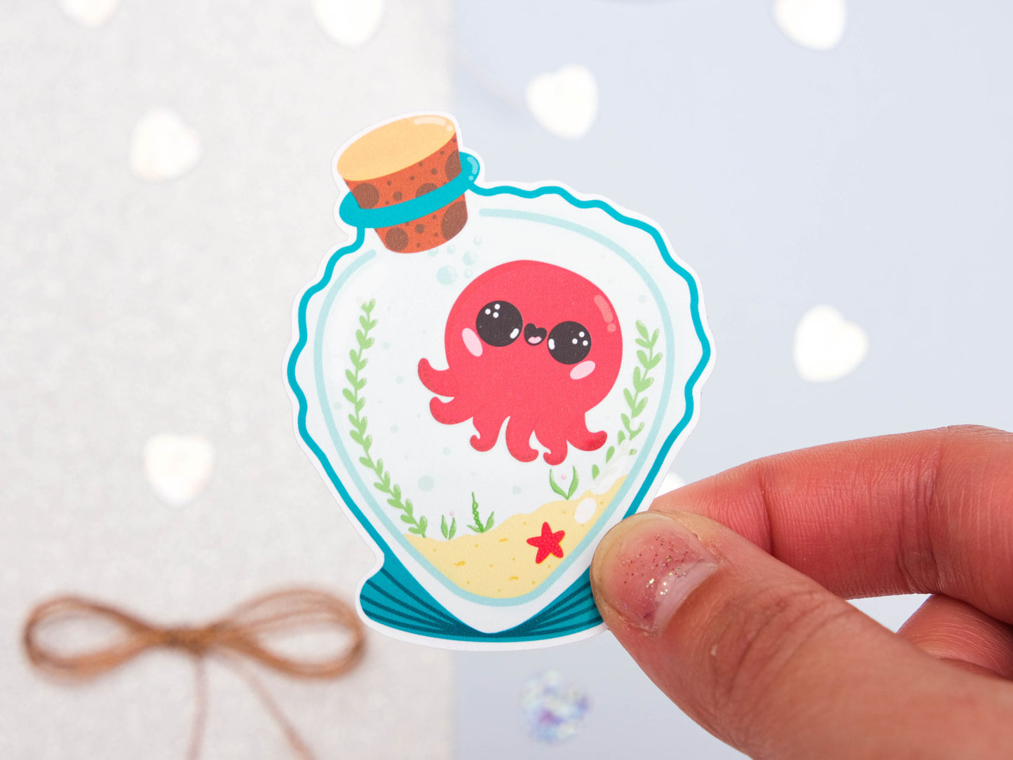 Sticker Potion Octopus - Sticker Cute Octopus - Bullet journal Sticker - Set of Sticker