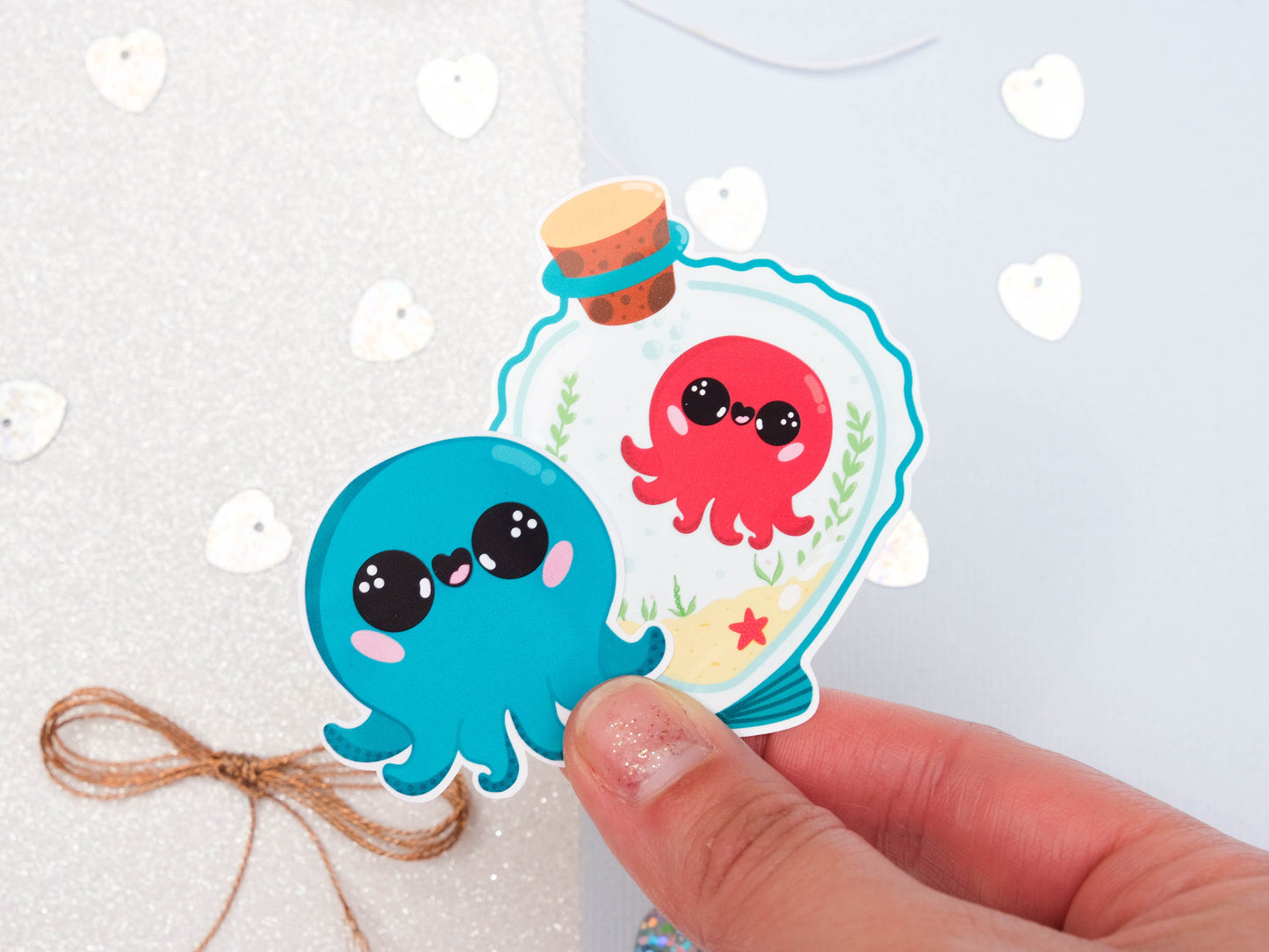 Sticker Potion Octopus - Sticker Cute Octopus - Bullet journal Sticker - Set of Sticker