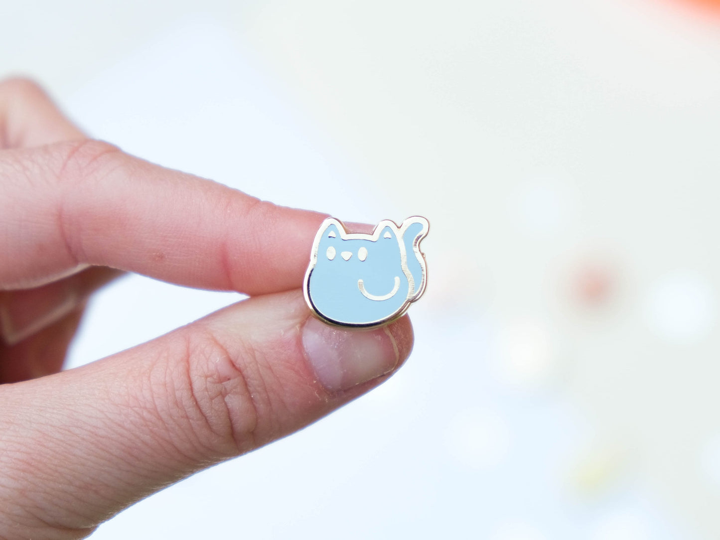 Mini Pin Hard Enamel Cute Cat Pastel Colors Board Filler perfect gift for cat lover