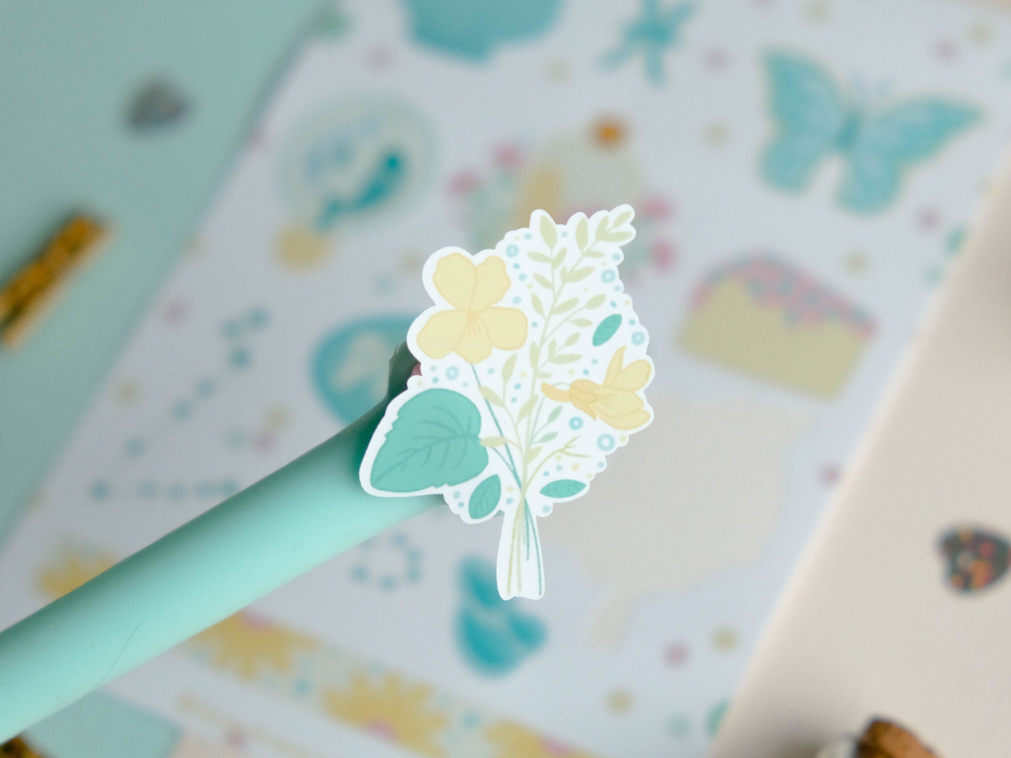 Sticker sheet Pisces astrology enthusiasts - Add a personal touch to your favorite items with this unique collection of Pisces stickers.