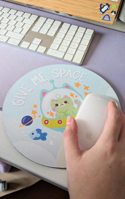 Give me Space Alien Cat Mousepad