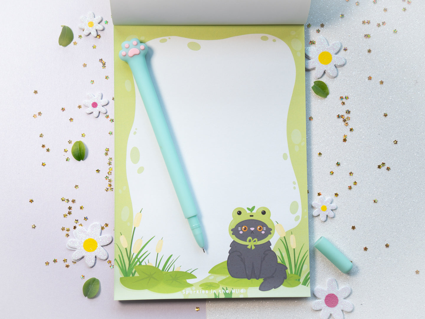 Froggy Cat A5 Notepad