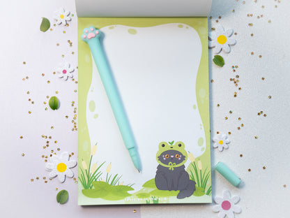 Froggy Cat A5 Notepad