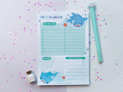 Cute Shark A5 Daily Planner