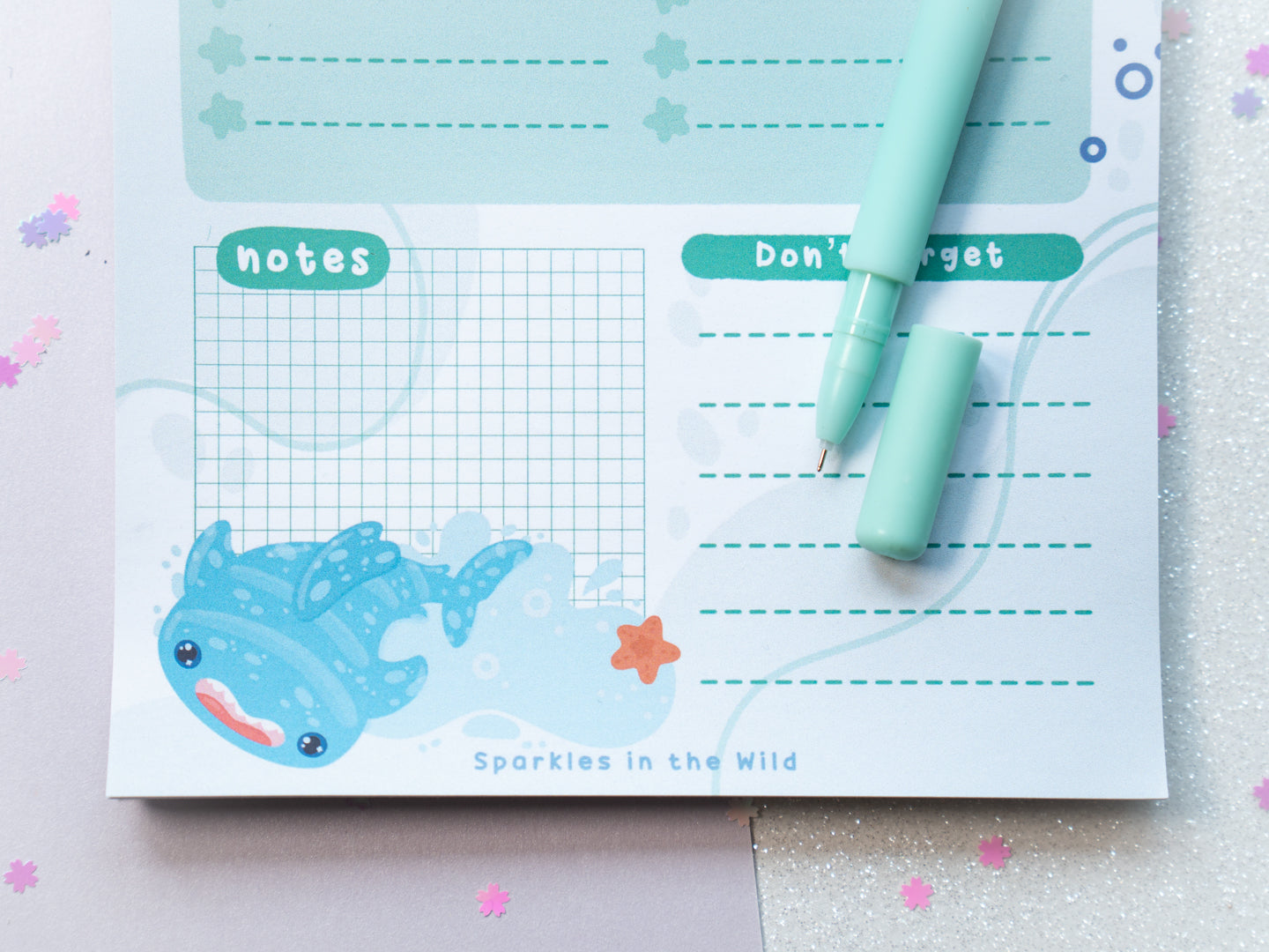 Cute Shark A5 Daily Planner