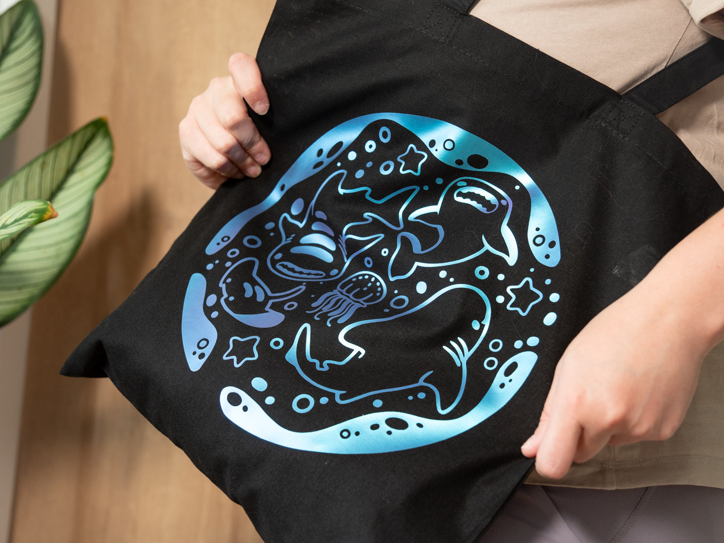 Ocean Wave Totebag