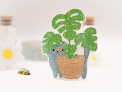 Cats & Plants Sticker