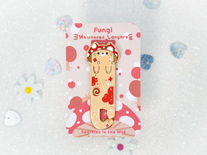 Fungi Cat Pins - Whiskered Longers Collection