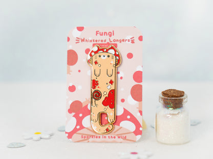 Fungi Cat Pins - Whiskered Longers Collection