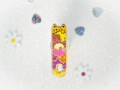 Sunny Cat Pins - Whiskered Longers Collection