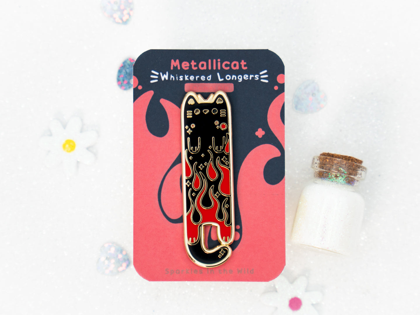 Pins Metallicat - Whiskered Longers Collection