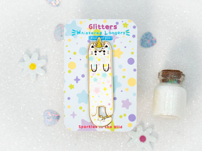 Glitters Cat Pins - Whiskered Longers Collection