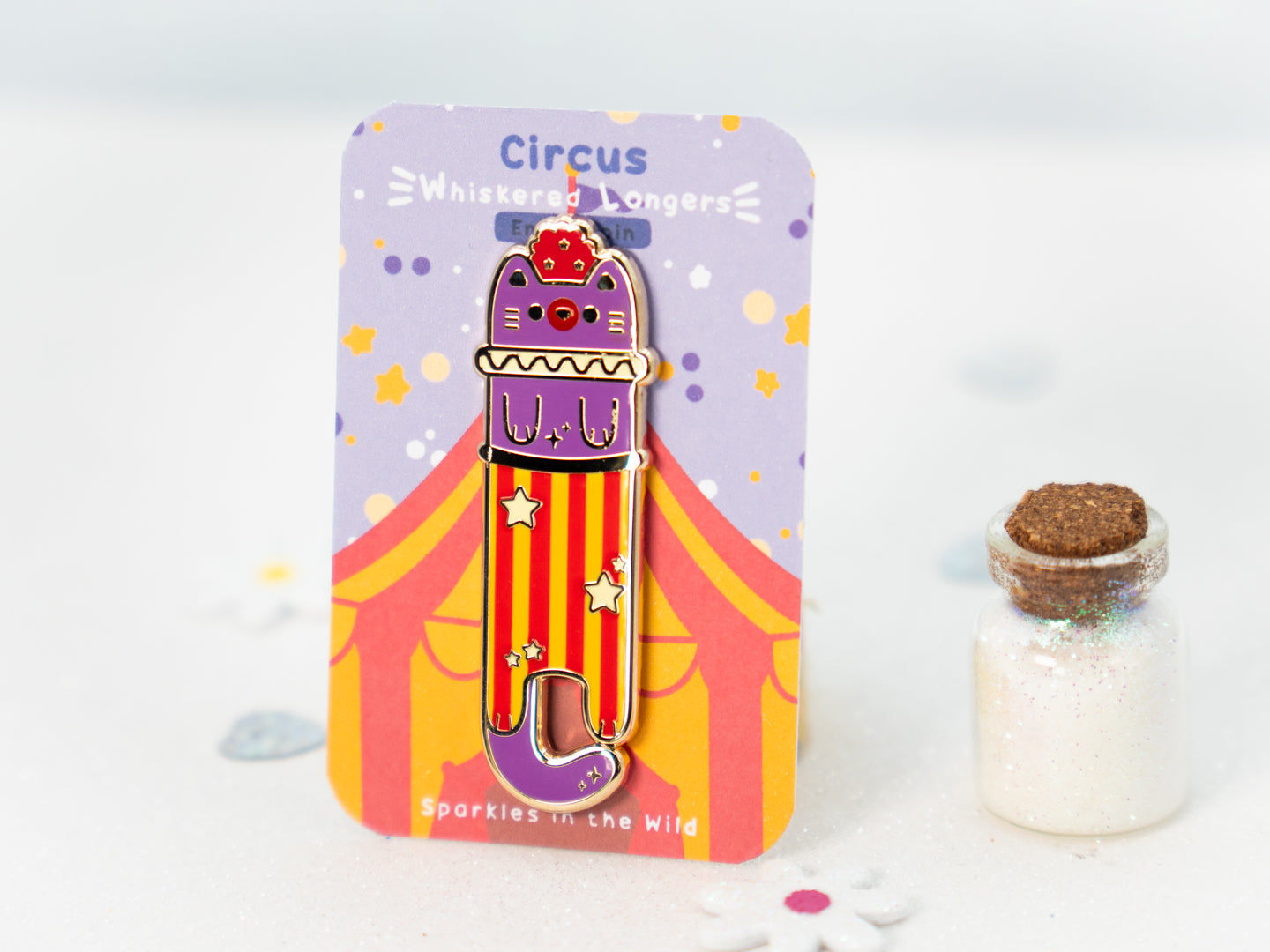 Circus Cat Pins - Whiskered Longers Collection