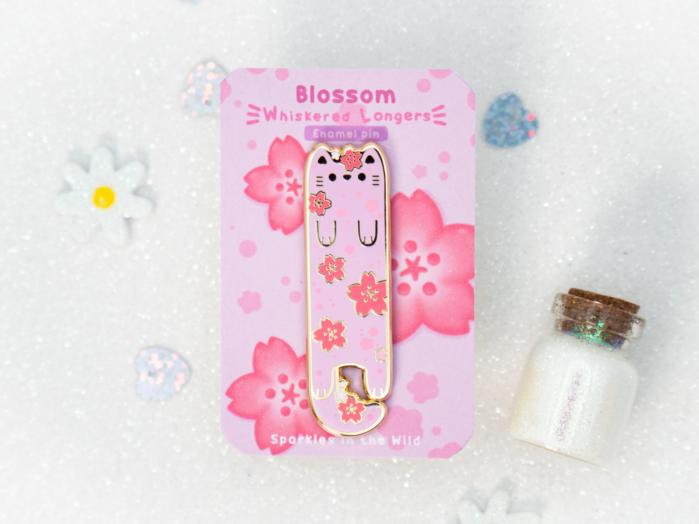 Blossom Cat Pins - Whiskered Longers Collection