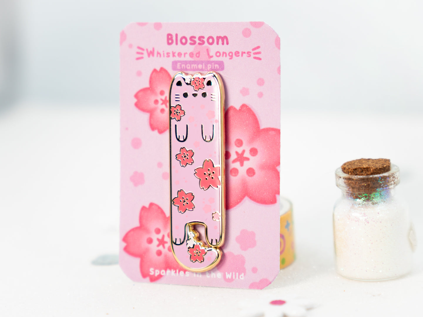 Blossom Cat Pins - Whiskered Longers Collection