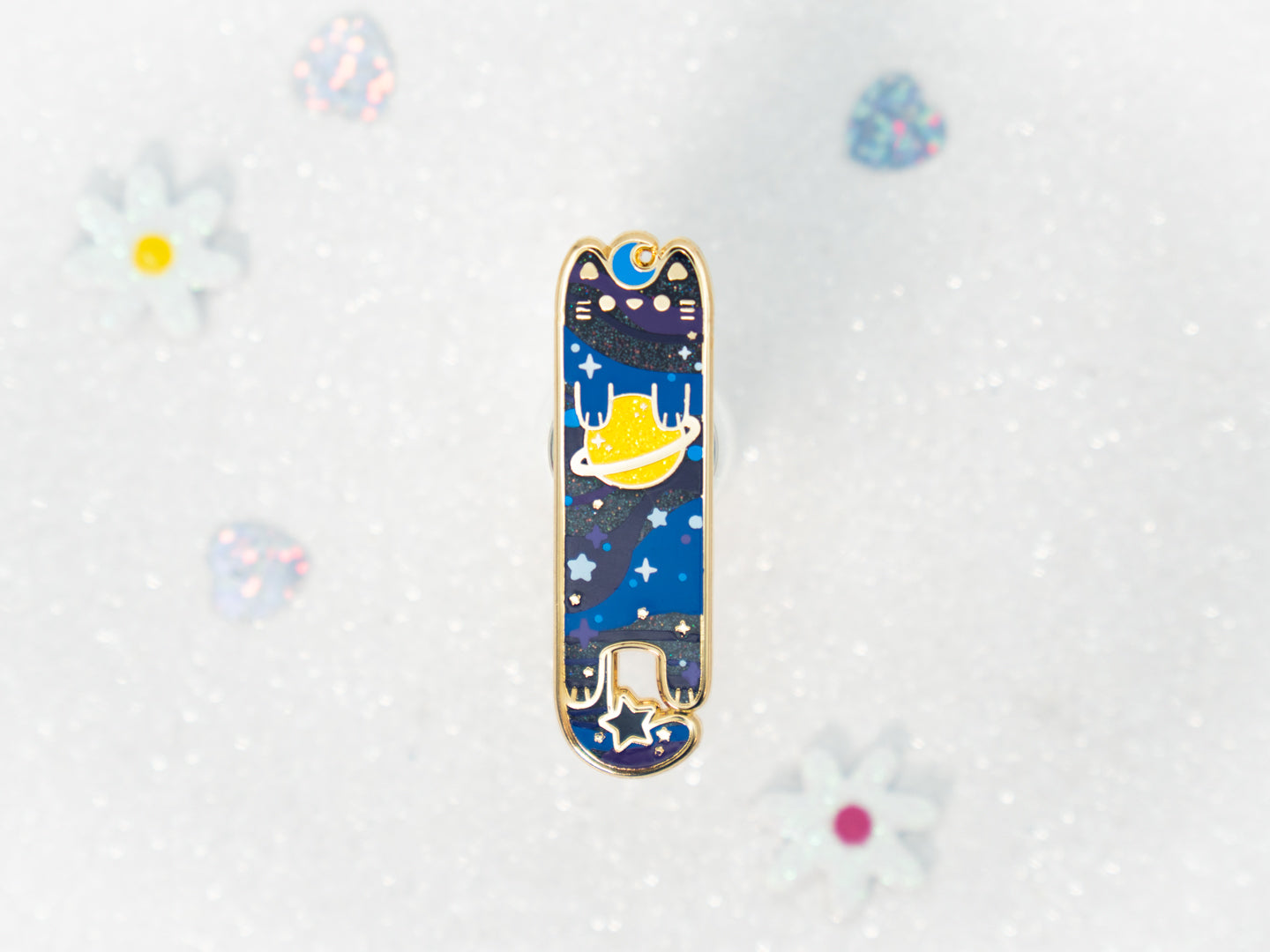 Galaxy Cat Pins - Whiskered Longers Collection