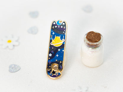 Galaxy Cat Pins - Whiskered Longers Collection