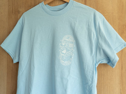 T-shirt Océan Bleu Clair