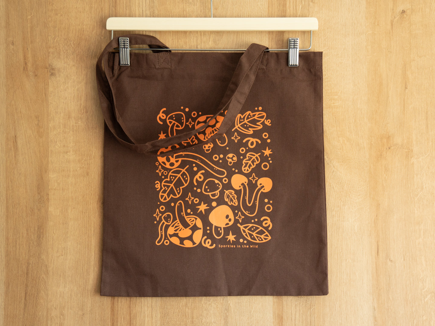 Autumn Mushrooms Totebag