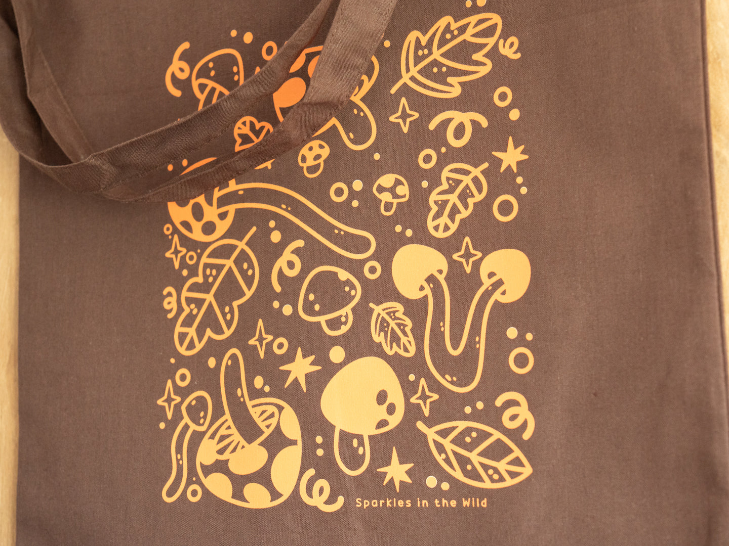 Autumn Mushrooms Totebag