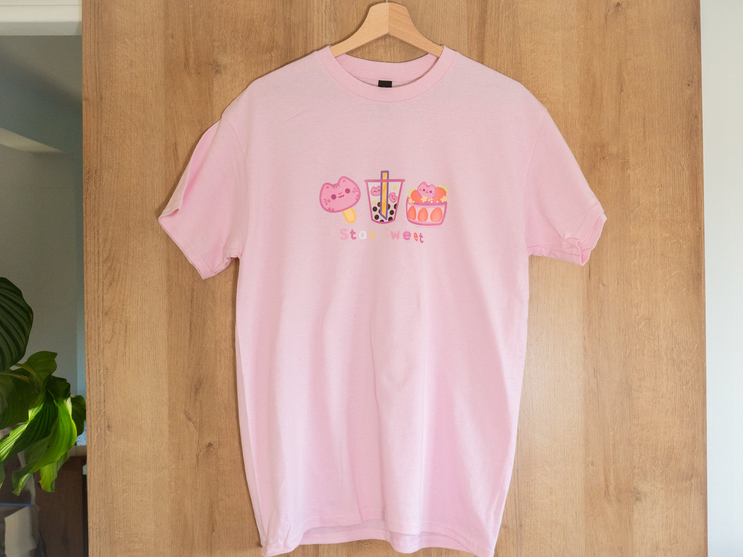 T-shirt Stay Sweet Chat Sucré