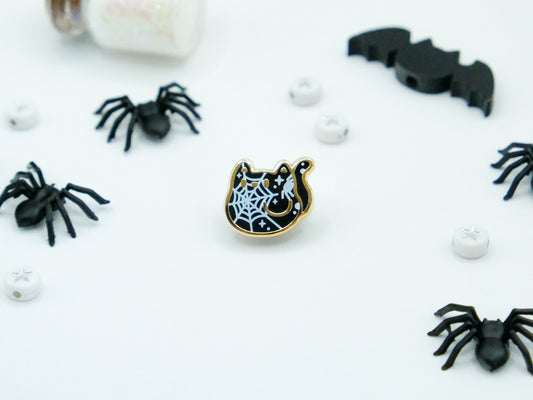 Mini Pins Chat Toile d'Araignée - Tinycats
