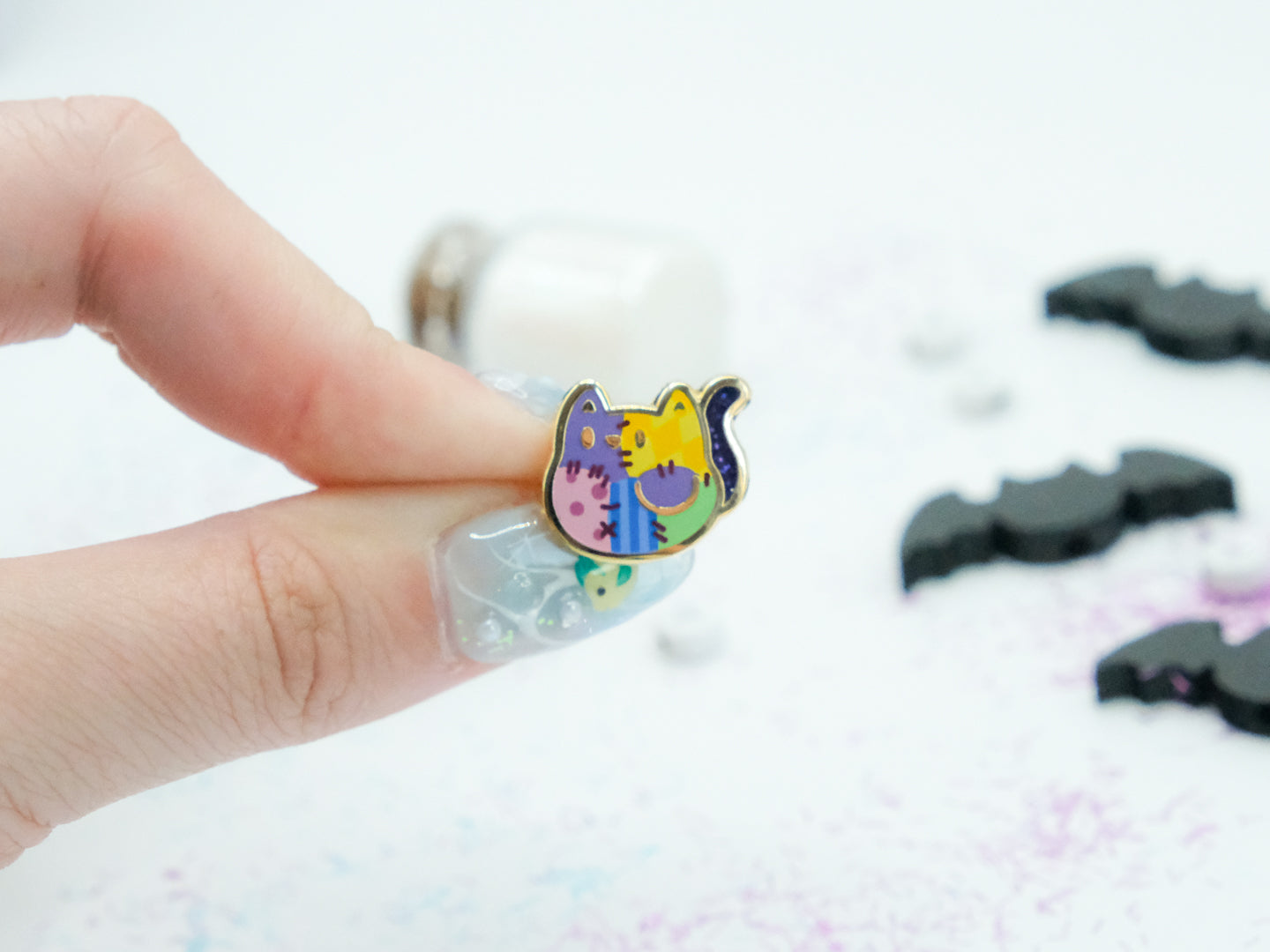 Mini Pins Chat Sally Style - Tinycats
