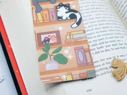 Marque-page pour les amoureux des chats et des livres