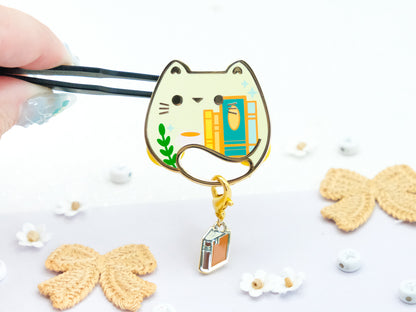 Pins Chats Livres - Charm-ing Collection