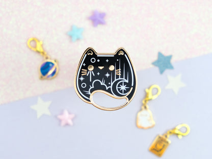 Pins Chat Tarot Noir - Charm-ing Collection