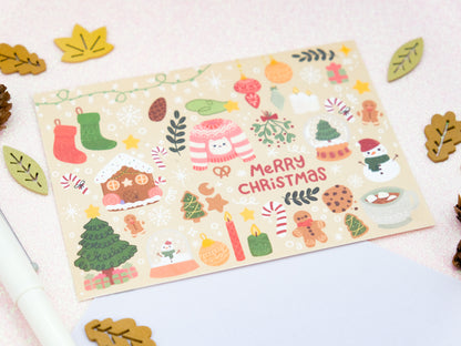 Merry Christmas Greetings Card