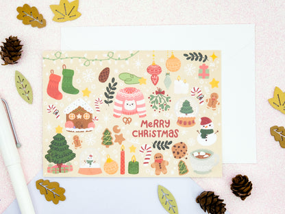 Merry Christmas Greetings Card
